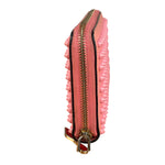 Christian Louboutin Panettone Bicolor Studded Long Zip Around Wallet