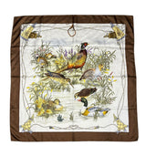 Gucci Vintage Silk Bird Bath Scarf