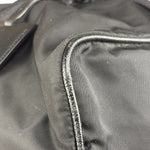Prada Black Nylon Boston Travel Bag