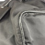 Prada Black Nylon Boston Travel Bag