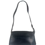 Ferragamo Vintage Black Leather Flap Shoulder Pochette