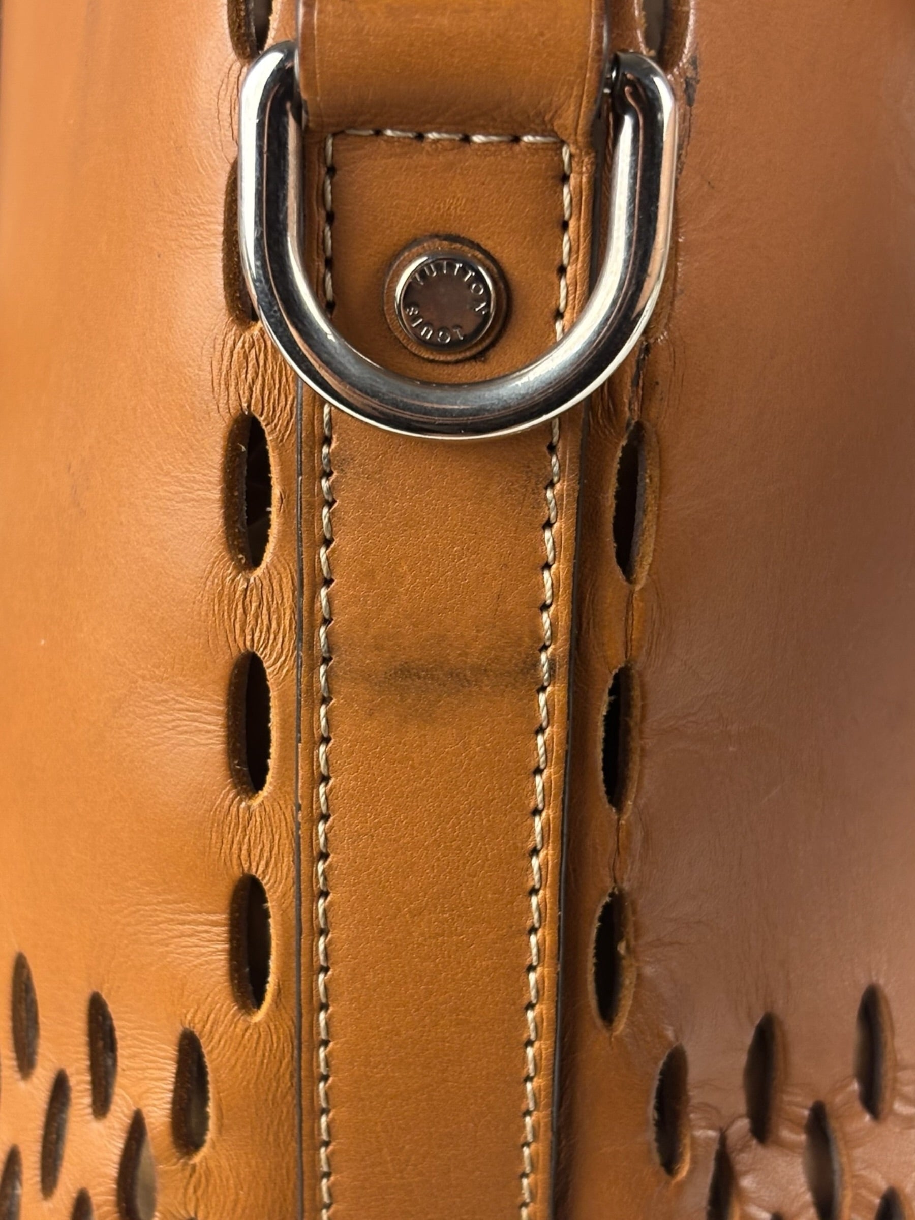 Louis Vuitton Cognac Damier Nomade Oversized Tote