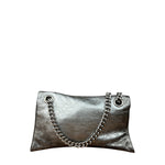 Balenciaga Silver Crush Small Souvenirs & Rhinestone Shoulder Bag