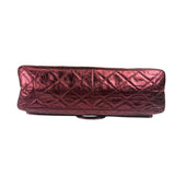 Chanel Patent Burgundy Quilted Leather 2.55 Reissue Double Flap Bag 2008