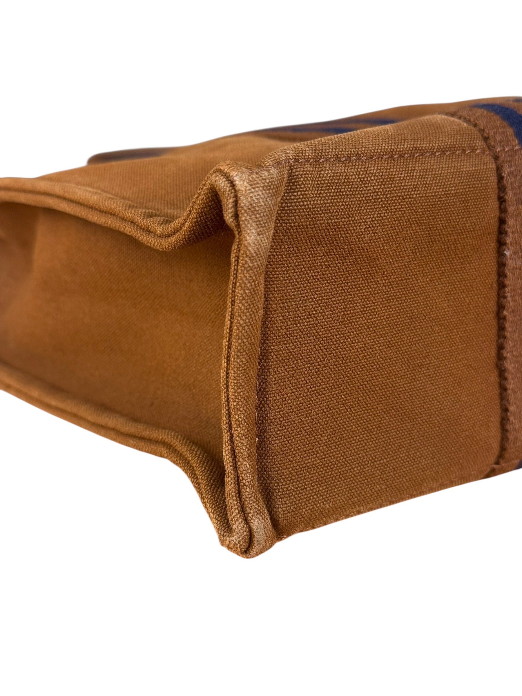 Hermes Brown Canvas Fourre Tout PM