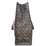 Burberry Leather TB Monogram Stripe E-Canvas Tote Bag