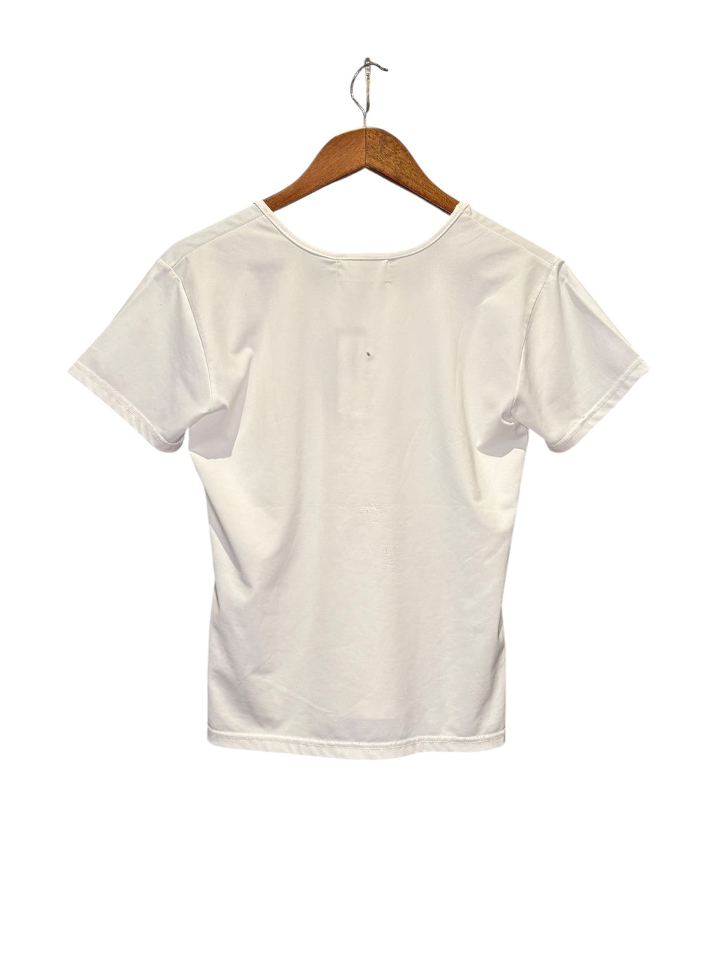 Prada Sport Logo Short Sleeve Top Ivory
