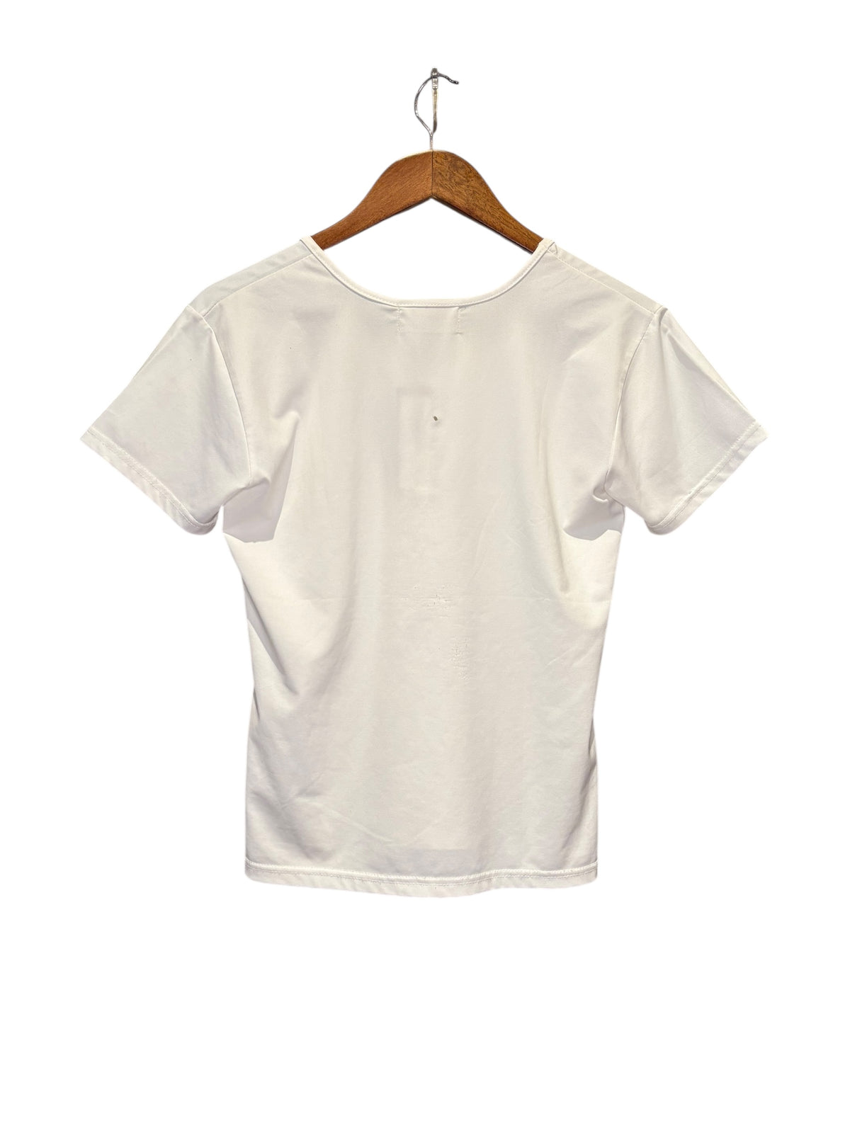Prada Sport Logo Short Sleeve Top Ivory