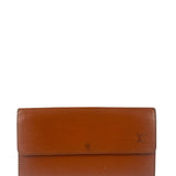 Louis Vuitton Orange Epi Leather Sarah Long Flap Wallet