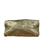 Chloé Vintage Gold Metallic Paddington Bag