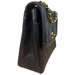 Chanel Black Quilted Leather Chain Flap Bag