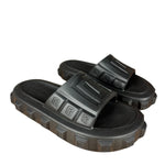 Balmain Ari Black Rubber Sandals