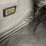 Fendi Black Patent Buckle Leather Shoulder Bag