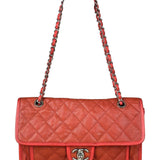Chanel French Riviera Caviar Quilted Flap Bag Sunset 2011