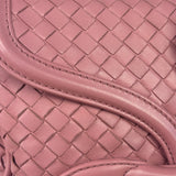 Bottega Veneta Purple Leather Rialto Intrecciato Shoulder Bag