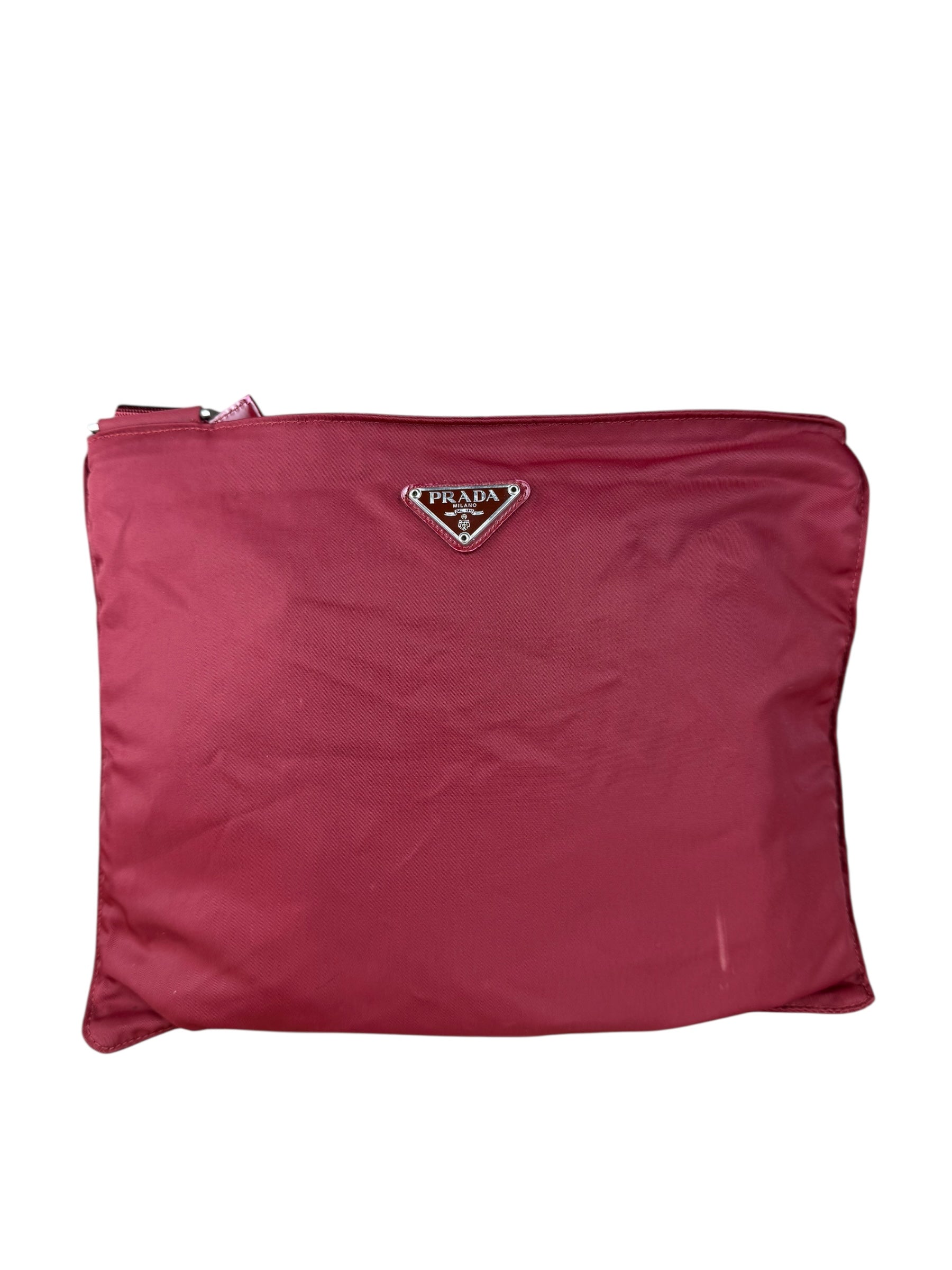 Prada Nylon Crossbody Bag Red