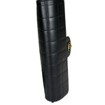 Chanel Black Chocolate Bar East West Flap Bag 2002