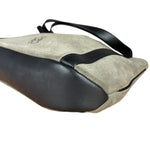 Loewe Suede Anagram Shoulder Tote Olive