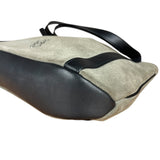 Loewe Suede Anagram Shoulder Tote Olive