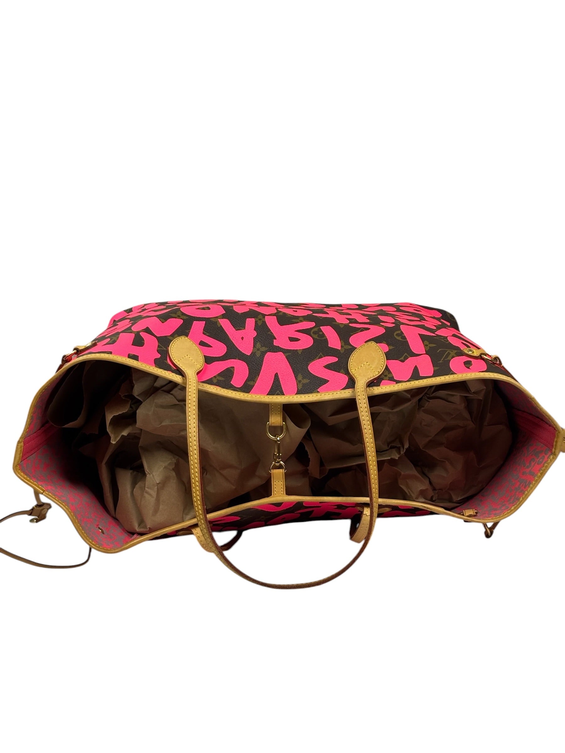Louis Vuitton x Stephen Sprouse Graffiti Pink/Brown Monogram Neverfull GM