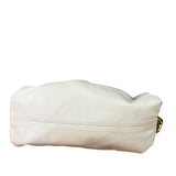 Bottega Veneta Cream Leather The Chain Pouch