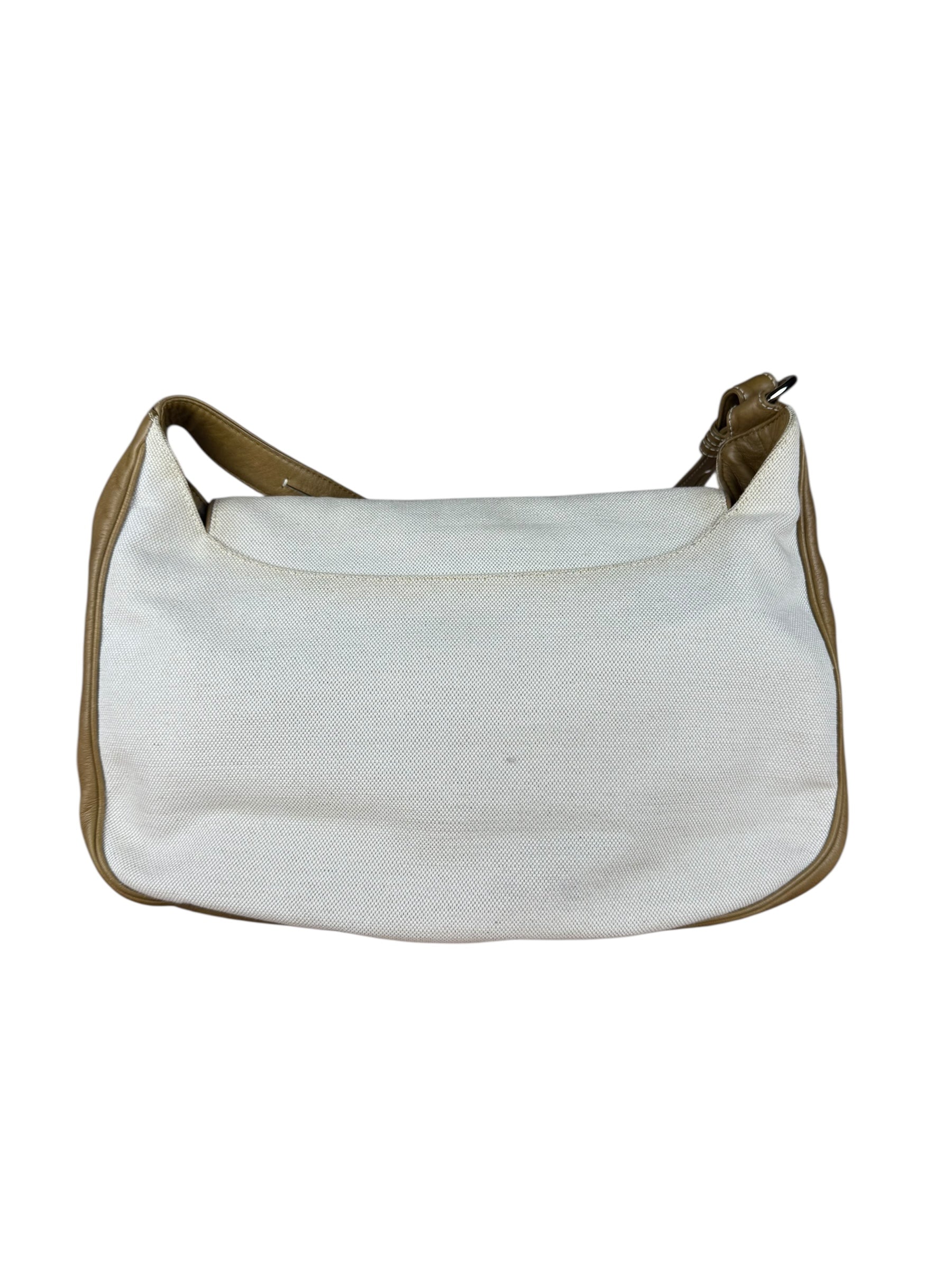 Loewe Tan & Cream Shoulder Bag