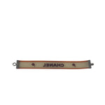 Chanel Vintage Rubber Logo Bracelet