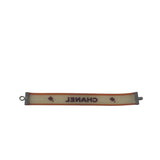 Chanel Vintage Rubber Logo Bracelet