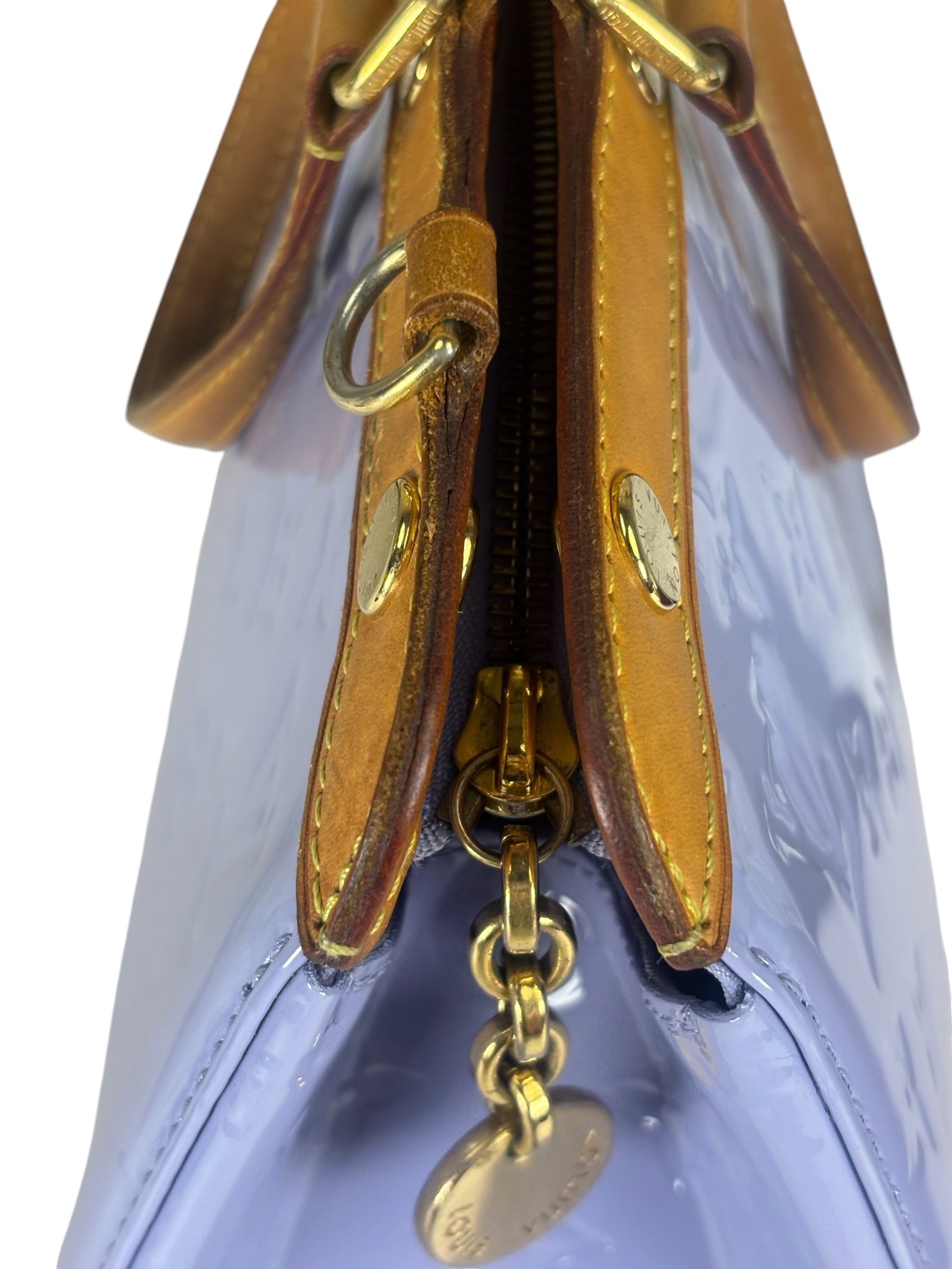 Louis Vuitton Purple Vernis Brea Two-Way Bag