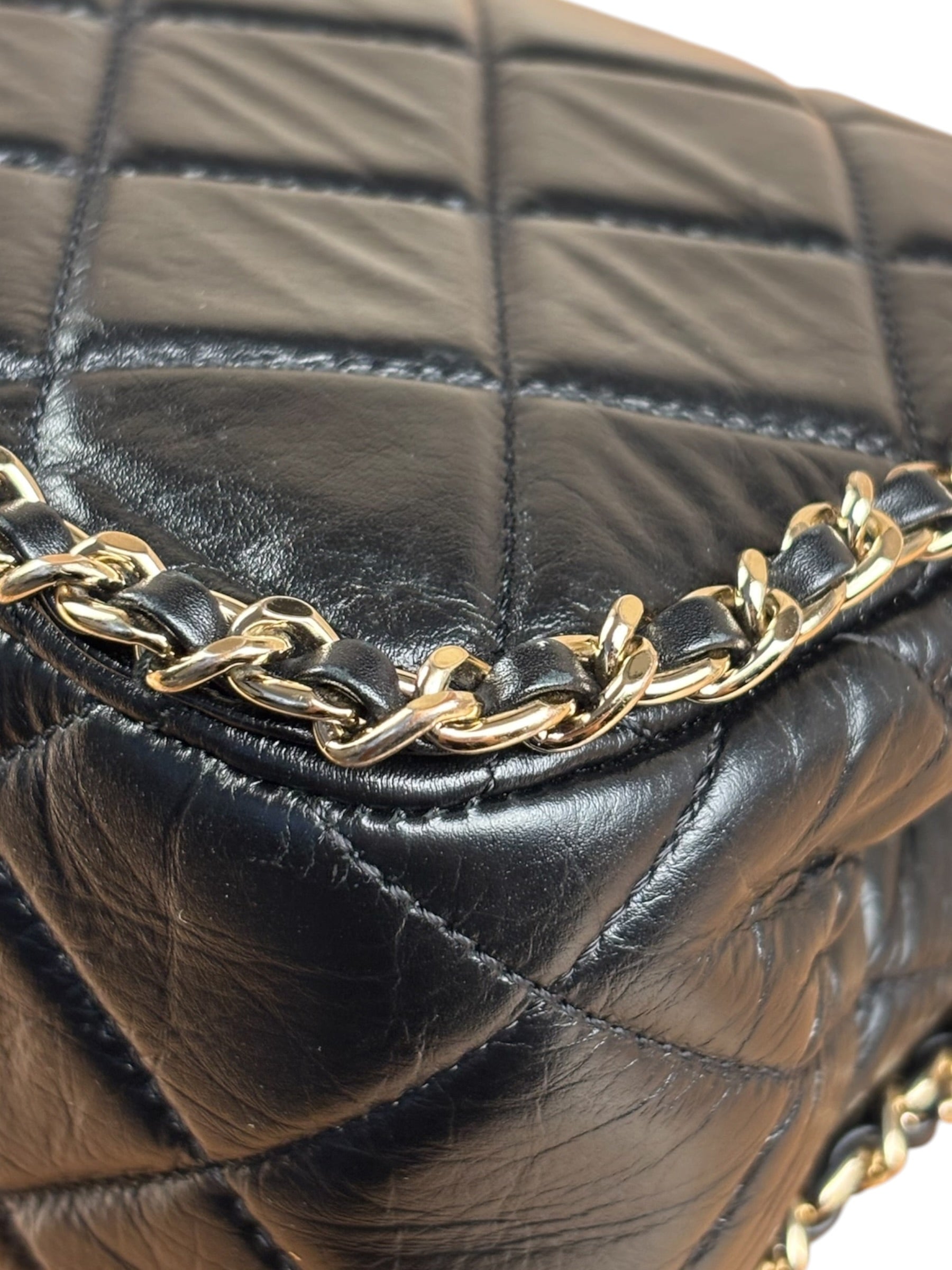 Chanel Black Quilted Leather Flap Bag 2019