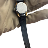 Tissot Vintage Silver Stick Dial Black Strap