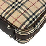 Burberry Brown Leather House Shoulder Bag