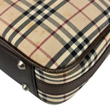 Burberry Brown Leather House Shoulder Bag