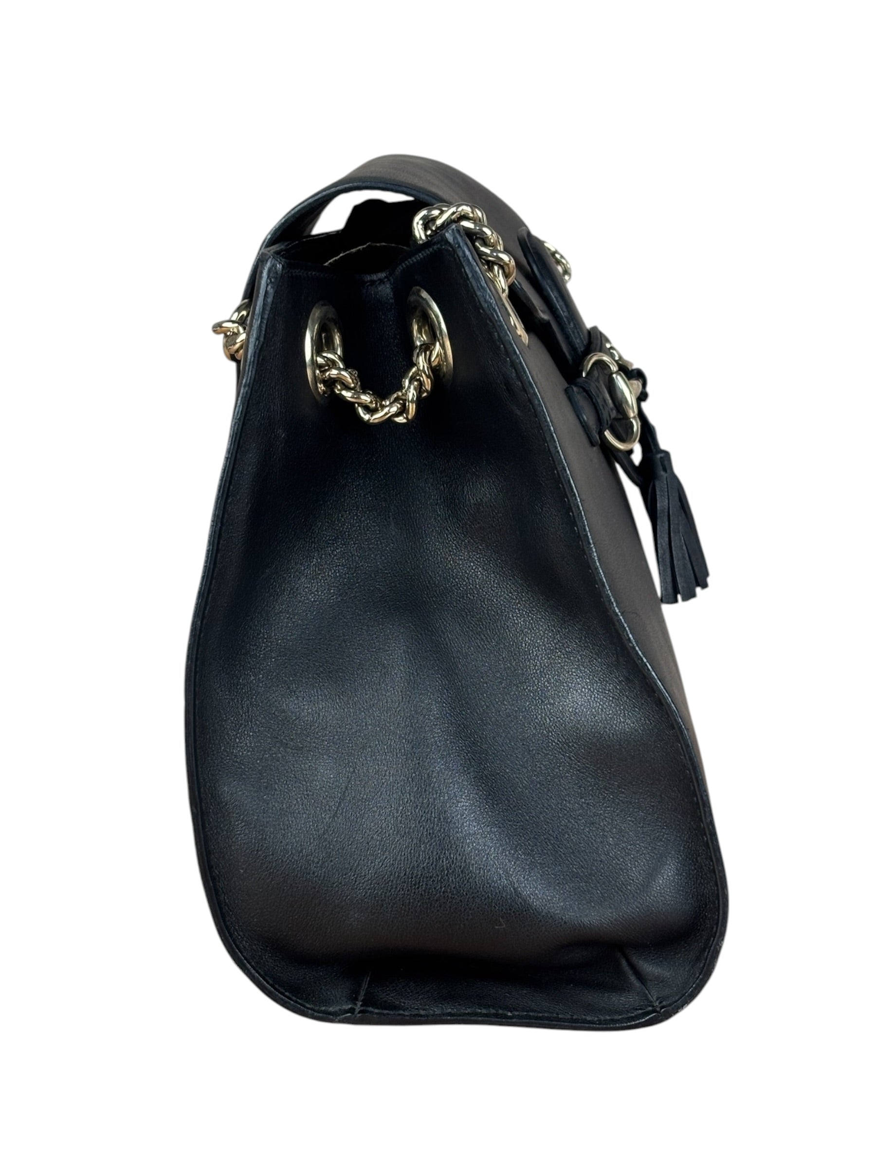 Gucci Black Emily Leather Shoulder Bag