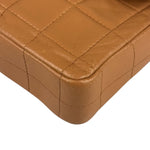 Chanel Vintage Beige Leather  Chocolate Bar East- 1987