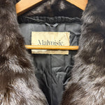 Vintage Brown Malvoise Mink Fur Coat