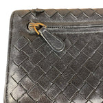 Bottega Veneta Woven Long Wallet Black