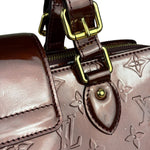 Louis Vuitton Burgundy Monogram Melrose Avenue Vernis  Handbag