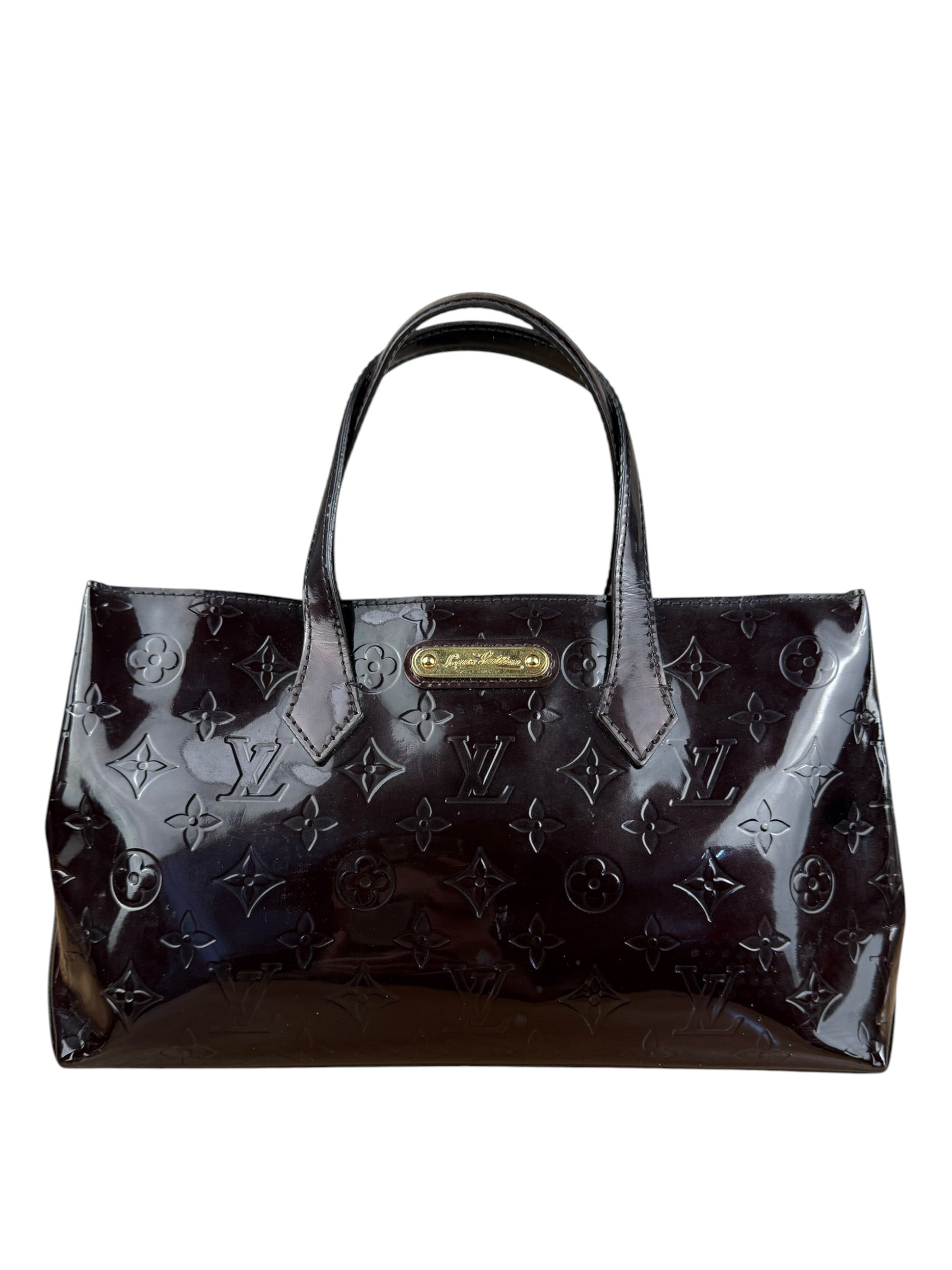 Louis Vuitton Amarante Monogram Vernis Wilshire Hand Bag PM
