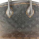 Louis Vuitton Limited Edition Black Monogram Transparence Lockit Hand Bag