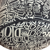Dior Black/White Shawn Stussy Curvy Script Roller Bag