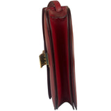 Celine Red Leather Box Crossbody Bag