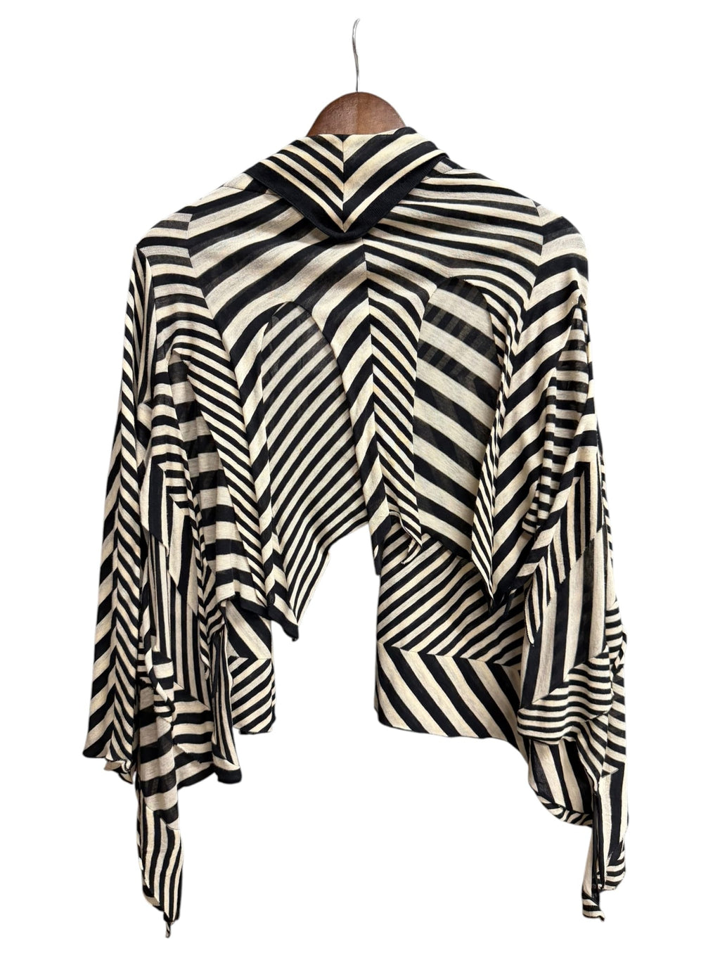 Issey Miyake Féte Striped Cotton Shawl