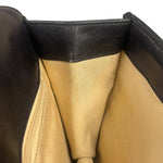 Chanel Black Leather Medium Gabrielle Flap Bag 2011