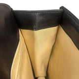 Chanel Black Leather Medium Gabrielle Flap Bag 2011