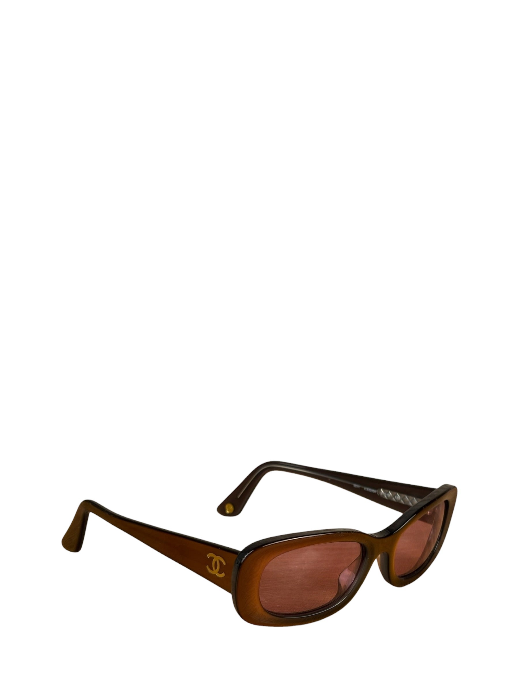 Chanel Rectangular Oval Shaped Reading Sunglasses Slight RX C454170