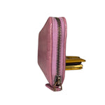 Bottega Veneta Intreccio Long Zip Wallet Pink
