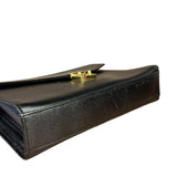 Saint Laurent Vintage Leather Envelope Clutch