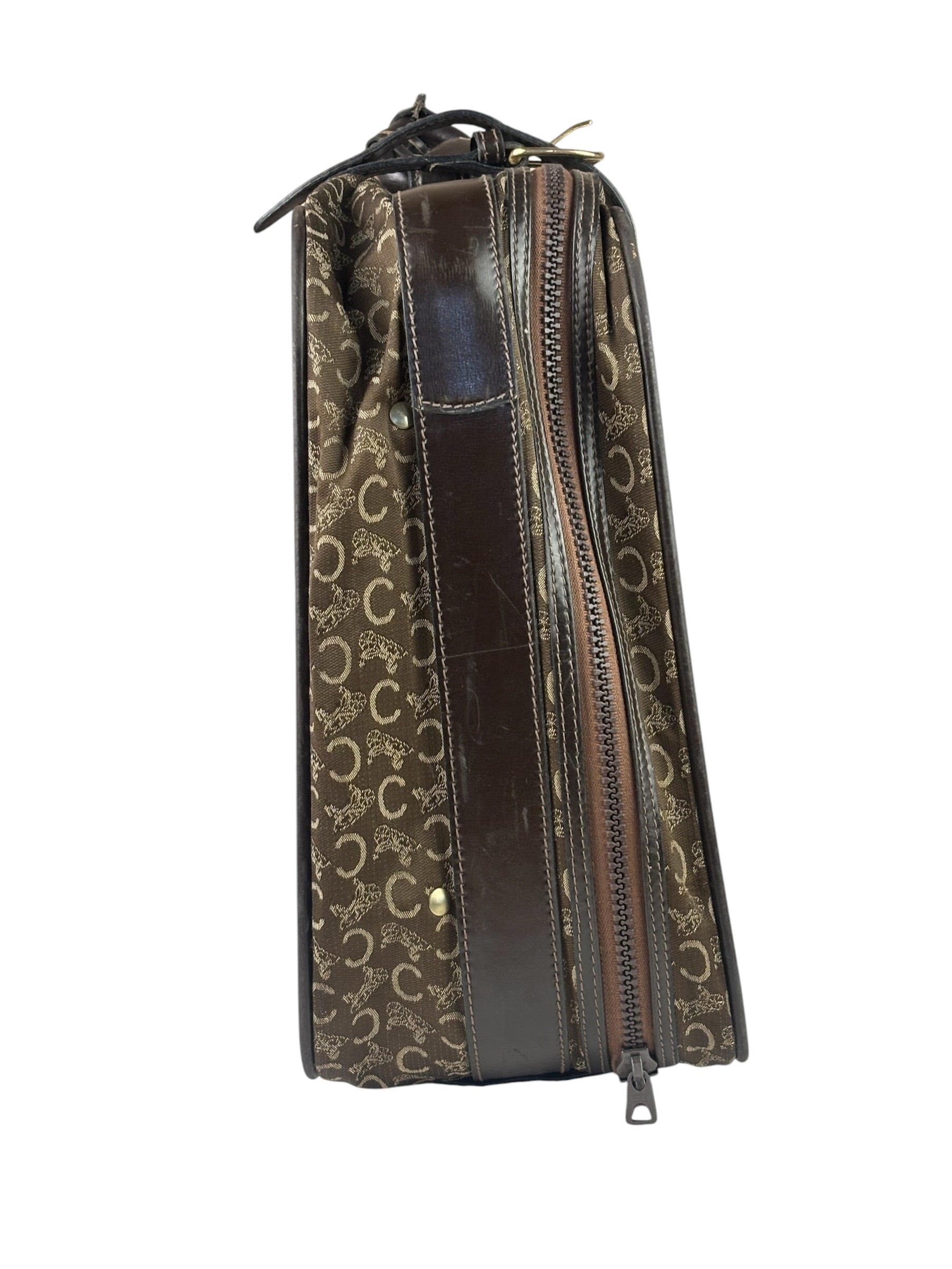 Celine Vintage Macadam Canvas Travel Bag