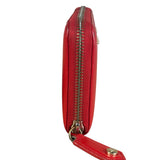 Vivienne Westwood Red Long Zip Orb Wallet